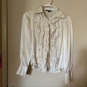 Vintage Anne Klein White Button Down Blouse